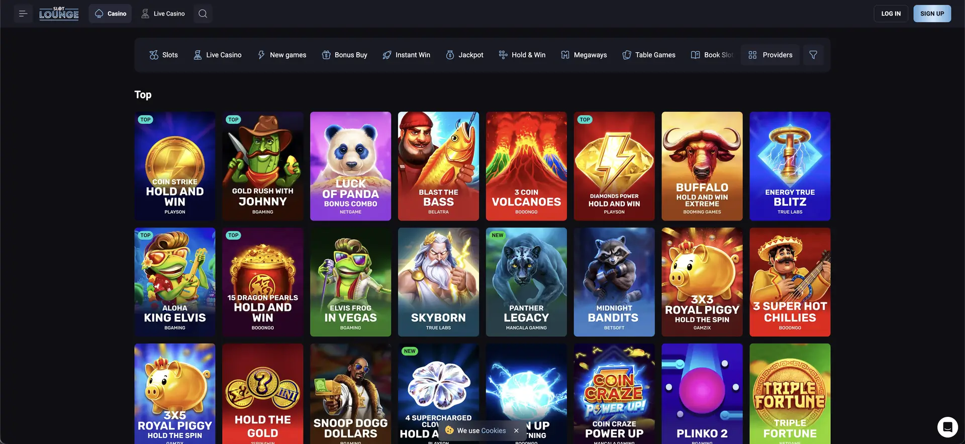 Slotlounge slots catalogue